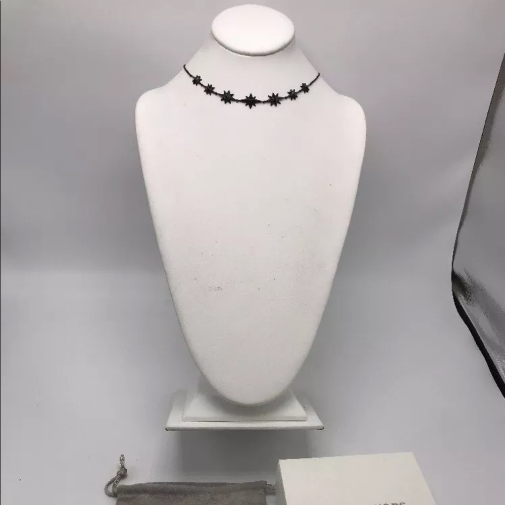 Michael Kors starburst pave choker necklace